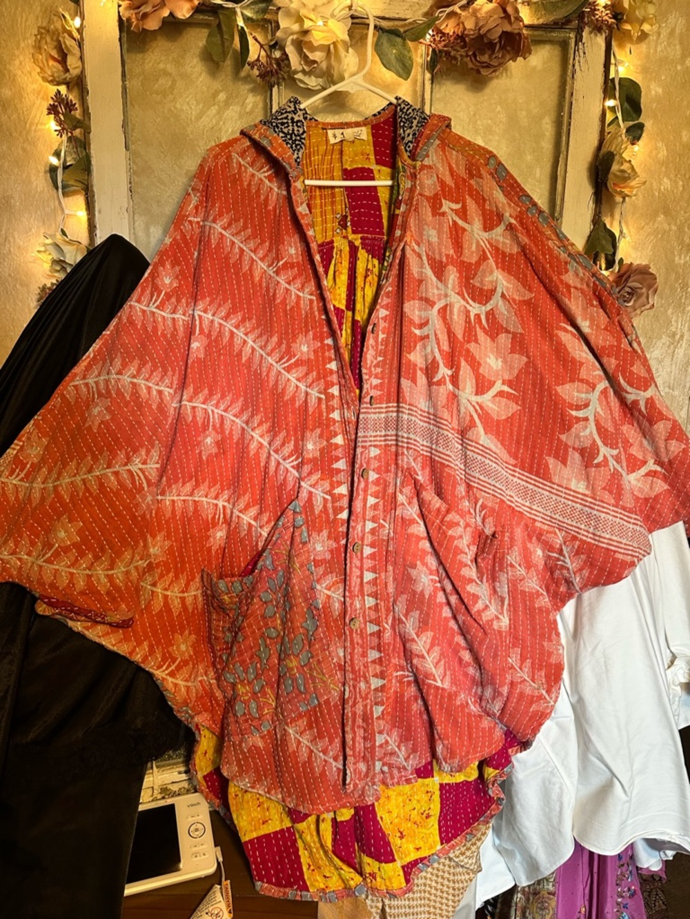 Kantha Bae Poetic Hoodie Tunic